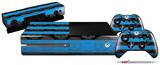Skull Stripes Blue - Holiday Bundle Decal Style Skin fits XBOX One Console Original, Kinect and 2 Controllers (XBOX SYSTEM NOT INCLUDED)