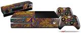 Fire And Water - Holiday Bundle Decal Style Skin fits XBOX One Console Original, Kinect and 2 Controllers (XBOX SYSTEM NOT INCLUDED)