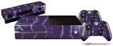 Tie Dye White Lightning - Holiday Bundle Decal Style Skin fits XBOX One Console Original, Kinect and 2 Controllers (XBOX SYSTEM NOT INCLUDED)