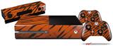 Tie Dye Bengal Belly Stripes - Holiday Bundle Decal Style Skin fits XBOX One Console Original, Kinect and 2 Controllers (XBOX SYSTEM NOT INCLUDED)