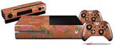 Flowers Pattern Roses 06 - Holiday Bundle Decal Style Skin fits XBOX One Console Original, Kinect and 2 Controllers (XBOX SYSTEM NOT INCLUDED)