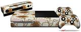 Flowers Pattern 19 - Holiday Bundle Decal Style Skin fits XBOX One Console Original, Kinect and 2 Controllers (XBOX SYSTEM NOT INCLUDED)
