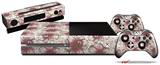 Flowers Pattern 23 - Holiday Bundle Decal Style Skin fits XBOX One Console Original, Kinect and 2 Controllers (XBOX SYSTEM NOT INCLUDED)