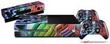 Interaction - Holiday Bundle Decal Style Skin fits XBOX One Console Original, Kinect and 2 Controllers (XBOX SYSTEM NOT INCLUDED)