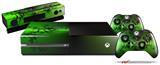 Lighting - Holiday Bundle Decal Style Skin fits XBOX One Console Original, Kinect and 2 Controllers (XBOX SYSTEM NOT INCLUDED)