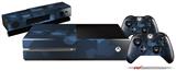 Bokeh Hearts Blue - Holiday Bundle Decal Style Skin fits XBOX One Console Original, Kinect and 2 Controllers (XBOX SYSTEM NOT INCLUDED)