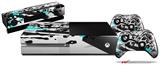 Baja 0018 Neon Teal - Holiday Bundle Decal Style Skin fits XBOX One Console Original, Kinect and 2 Controllers (XBOX SYSTEM NOT INCLUDED)