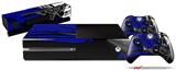 Baja 0040 Blue Royal - Holiday Bundle Decal Style Skin fits XBOX One Console Original, Kinect and 2 Controllers (XBOX SYSTEM NOT INCLUDED)