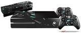 Baja 0023 Neon Teal - Holiday Bundle Decal Style Skin fits XBOX One Console Original, Kinect and 2 Controllers (XBOX SYSTEM NOT INCLUDED)