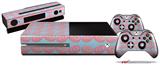 Donuts Blue - Holiday Bundle Decal Style Skin fits XBOX One Console Original, Kinect and 2 Controllers (XBOX SYSTEM NOT INCLUDED)