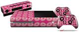Donuts Hot Pink Fuchsia - Holiday Bundle Decal Style Skin fits XBOX One Console Original, Kinect and 2 Controllers (XBOX SYSTEM NOT INCLUDED)