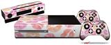 Pink Orange Lips - Holiday Bundle Decal Style Skin fits XBOX One Console Original, Kinect and 2 Controllers (XBOX SYSTEM NOT INCLUDED)
