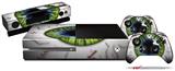 Eyeball Blue Green - Holiday Bundle Decal Style Skin fits XBOX One Console Original, Kinect and 2 Controllers (XBOX SYSTEM NOT INCLUDED)