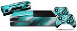Paint Blend Teal - Holiday Bundle Decal Style Skin fits XBOX One Console Original, Kinect and 2 Controllers (XBOX SYSTEM NOT INCLUDED)