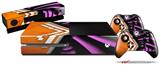 Black Waves Orange Hot Pink - Holiday Bundle Decal Style Skin fits XBOX One Console Original, Kinect and 2 Controllers (XBOX SYSTEM NOT INCLUDED)