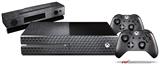 Mesh Metal Hex - Holiday Bundle Decal Style Skin fits XBOX One Console Original, Kinect and 2 Controllers (XBOX SYSTEM NOT INCLUDED)