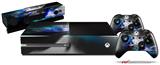 ZaZa Blue - Holiday Bundle Decal Style Skin fits XBOX One Console Original, Kinect and 2 Controllers (XBOX SYSTEM NOT INCLUDED)