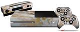Pastel Gilded Marble - Holiday Bundle Decal Style Skin fits XBOX One Console Original, Kinect and 2 Controllers (XBOX SYSTEM NOT INCLUDED)