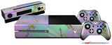 Unicorn Bomb Gold and Green - Holiday Bundle Decal Style Skin fits XBOX One Console Original, Kinect and 2 Controllers (XBOX SYSTEM NOT INCLUDED)