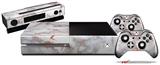 Rose Gold Gilded Grey Marble - Holiday Bundle Decal Style Skin fits XBOX One Console Original, Kinect and 2 Controllers (XBOX SYSTEM NOT INCLUDED)