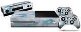 Mint Gilded Marble - Holiday Bundle Decal Style Skin fits XBOX One Console Original, Kinect and 2 Controllers (XBOX SYSTEM NOT INCLUDED)