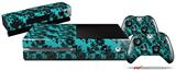 Peppered Flower - Holiday Bundle Decal Style Skin fits XBOX One Console Original, Kinect and 2 Controllers (XBOX SYSTEM NOT INCLUDED)