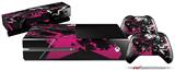 Baja 0003 Hot Pink - Holiday Bundle Decal Style Skin fits XBOX One Console Original, Kinect and 2 Controllers (XBOX SYSTEM NOT INCLUDED)