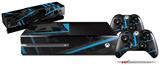 Baja 0004 Blue Medium - Holiday Bundle Decal Style Skin fits XBOX One Console Original, Kinect and 2 Controllers (XBOX SYSTEM NOT INCLUDED)