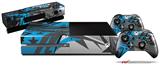 Baja 0032 Blue Medium - Holiday Bundle Decal Style Skin fits XBOX One Console Original, Kinect and 2 Controllers (XBOX SYSTEM NOT INCLUDED)