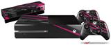 Baja 0014 Hot Pink - Holiday Bundle Decal Style Skin fits XBOX One Console Original, Kinect and 2 Controllers (XBOX SYSTEM NOT INCLUDED)