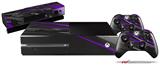 Baja 0014 Purple - Holiday Bundle Decal Style Skin fits XBOX One Console Original, Kinect and 2 Controllers (XBOX SYSTEM NOT INCLUDED)