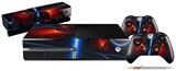 Quasar Fire - Holiday Bundle Decal Style Skin fits XBOX One Console Original, Kinect and 2 Controllers (XBOX SYSTEM NOT INCLUDED)