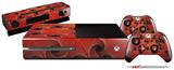 GeoJellys - Holiday Bundle Decal Style Skin fits XBOX One Console Original, Kinect and 2 Controllers (XBOX SYSTEM NOT INCLUDED)