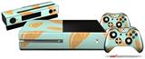 Oranges Blue - Holiday Bundle Decal Style Skin compatible with XBOX One Console Original, Kinect and 2 Controllers (XBOX SYSTEM NOT INCLUDED)