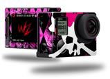 Pink Diamond Skull - Decal Style Skin fits GoPro Hero 4 Silver Camera (GOPRO SOLD SEPARATELY)