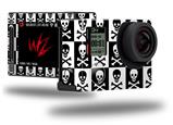 Skull Checkerboard - Decal Style Skin fits GoPro Hero 4 Silver Camera (GOPRO SOLD SEPARATELY)
