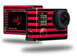 Stripes Red - Decal Style Skin fits GoPro Hero 4 Silver Camera (GOPRO SOLD SEPARATELY)