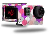 Brushed Circles Pink - Decal Style Skin fits GoPro Hero 4 Silver Camera (GOPRO SOLD SEPARATELY)