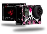 Scene Skull Splatter - Decal Style Skin fits GoPro Hero 4 Silver Camera (GOPRO SOLD SEPARATELY)