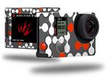 Locknodes 04 Red - Decal Style Skin fits GoPro Hero 4 Silver Camera (GOPRO SOLD SEPARATELY)