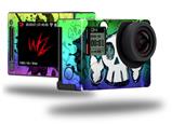 Cartoon Skull Rainbow - Decal Style Skin fits GoPro Hero 4 Silver Camera (GOPRO SOLD SEPARATELY)