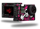 Girly Skull Bones - Decal Style Skin fits GoPro Hero 4 Silver Camera (GOPRO SOLD SEPARATELY)