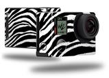Zebra - Decal Style Skin fits GoPro Hero 4 Black Camera (GOPRO SOLD SEPARATELY)