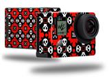 Goth Punk Skulls - Decal Style Skin fits GoPro Hero 4 Black Camera (GOPRO SOLD SEPARATELY)