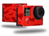Deathrock Bats Red - Decal Style Skin fits GoPro Hero 4 Black Camera (GOPRO SOLD SEPARATELY)
