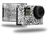 Folder Doodles White - Decal Style Skin fits GoPro Hero 4 Black Camera (GOPRO SOLD SEPARATELY)