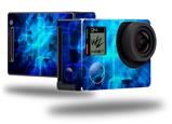 Cubic Shards Blue - Decal Style Skin fits GoPro Hero 4 Black Camera (GOPRO SOLD SEPARATELY)