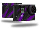 Jagged Camo Purple - Decal Style Skin fits GoPro Hero 4 Black Camera (GOPRO SOLD SEPARATELY)