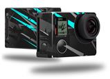 Baja 0014 Neon Teal - Decal Style Skin fits GoPro Hero 4 Black Camera (GOPRO SOLD SEPARATELY)