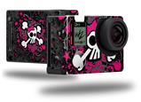 Girly Skull Bones - Decal Style Skin fits GoPro Hero 4 Black Camera (GOPRO SOLD SEPARATELY)
